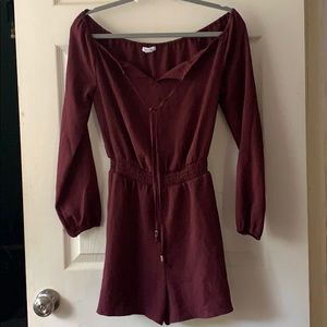 Off the shoulders romper